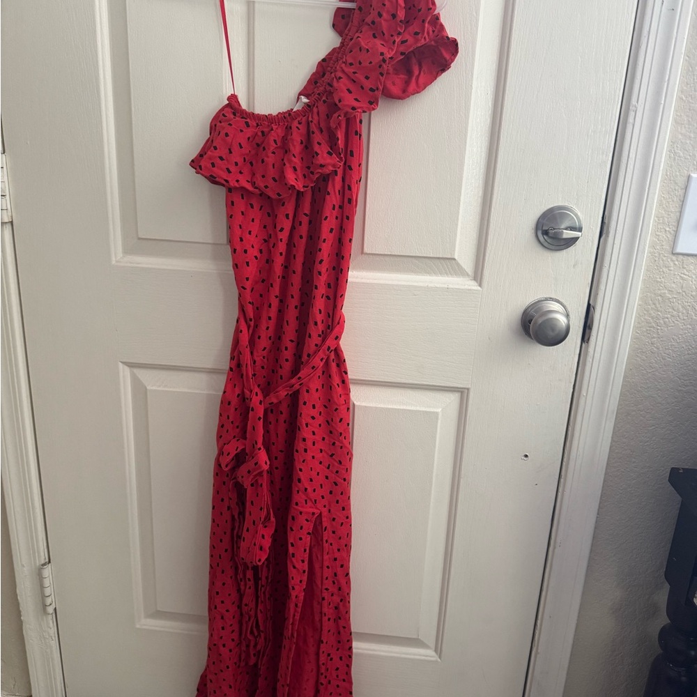 Billabong Red Asymmetrical Dress